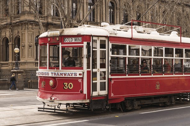 Ensure you make a day trip to Bendigo when staying in Melbourne and see trams